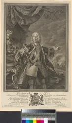 Koning van Engeland keurvorst van Hannover George II