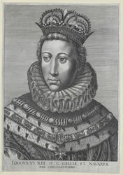 Koning van Frankrijk Lodewijk XIII