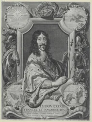 Koning van Frankrijk Lodewijk XIII