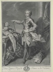 Koning van Frankrijk Lodewijk XV