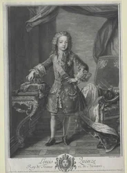 Koning van Frankrijk Lodewijk XV
