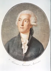 LAVOISIER Antoine-Laurent de: Portret (aquarel)