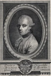 Leopold II, Heilige Roomse Keizer - Portret van Peter Leopold van Habsburg-Lotharingen, Groothertog van Toscane en Duits-Romeins Keizer