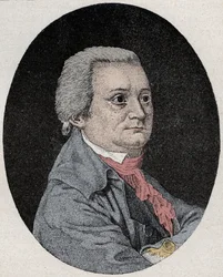 Portret van August Wilhelm Iffland, Duits acteur en toneelschrijver - De Duitse acteur en toneelschrijver.