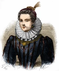 Portret van Catherine Henriette de Balzac d