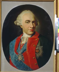 Portret van graaf Kirill Razoumovski (1728-1803) (olieverf op doek)