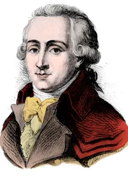 Portret van Georges Couthon, Frans politicus.