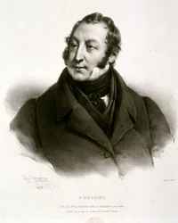 Portret van Gioachino Antonio Rossini