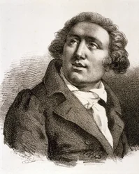 Portret van Giovanni Paisiello (ets)