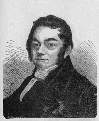 Portret van Jons Jacob, baron Berzélius, Zweeds scheikundige .