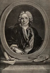 Portret van Louis Galloche Franse schilder