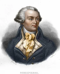 Portret van Maximiliaan Marie Isidore door Robespierre (1758-1794), Frans politicus.
