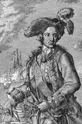 Portret van Rene Duguay Trouin, Frans zeeman.