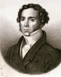 Portret van Saverio Mercadante (ets)