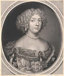 Prinses van het paleis Elisabeth Charlotte (afdruk)