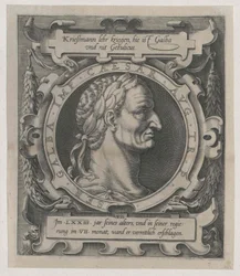 Romeinse keizer Galba (afdruk)
