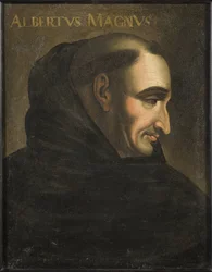 Saint Albert Le Grand (Albrecht von Bollstadt of Albert de Cologne) (1200-1280) - Albertus Magnus (olieverf op doek)