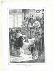 De Hongaarse afgevaardigden voor Zijne Majesteit de keizer Ferdinand I in de week van maart 1848