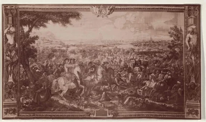 De bevrijding van Wenen in 1683 - Gobelin tapijt in de "Ritterstube" van het Weense Hofburg Paleis