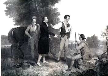 De gevangenneming van de Britse spion Major John Andre