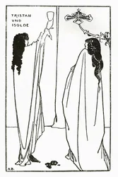 Een Herhaling van Tristan und Isolde, illustratie uit 