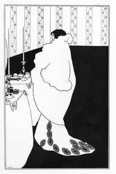 La Dame aux Camelias, illustratie uit "The Yellow Book", 1894