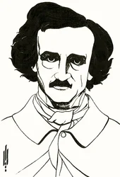 Portret van Edgar Allan Poe, 1894