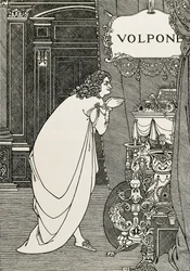 Titelpagina van Volpone of de vos (1609) geschreven door Ben Johnson