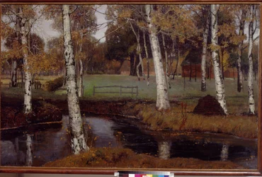 Landschap door Overbeck, Fritz
