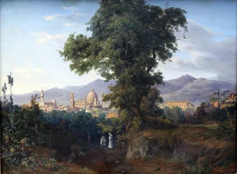 Duits: Uitzicht op Florence Uitzicht op Florence