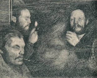 Een rook in de kombuis van de Fram, ca. 1893-1896, 1897