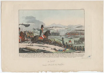 Russische aanval vanuit het versterkte kamp bij Dryssa op 15 juli 1812