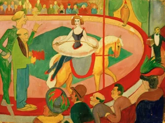 Circusbeeld I: Kunstamazone