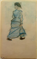 Vrouw op straat I
