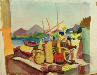 Landschap bij Hammamet