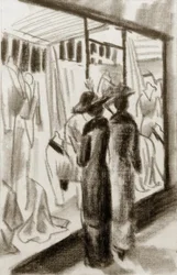 Modewinkel in de galerij