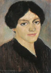 Portret van Elisabeth Macke