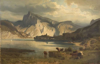 Landschap met een meer