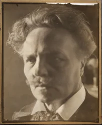 Zelfportret van August Strindberg