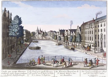 Vue van Kleveniersgracht, Amsterdam, c.1740-1770