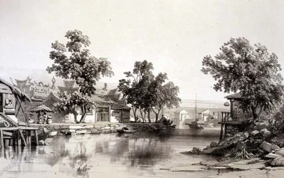 De Tempel en het Kanaal van Honan, plaat 29 uit 