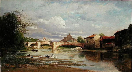 Brug met eenden, 1872