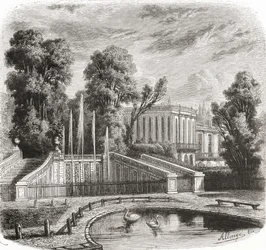 Le Petit Trianon in Versailles, Frankrijk, 19e eeuw