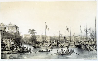 Europese factorijen in Canton (illustraties)
