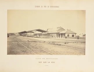 Station Montargis, Zicht op het spoor