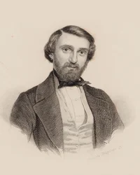 Portret van de Componist Giuseppe Verdi 1813-1901, ca. 1850