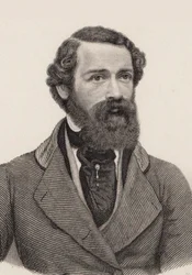 Portret van de componist Joseph Netzer 1808-1864, ca. 1850