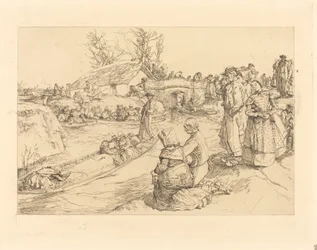 Begrafenis in het moeras van de Vendée