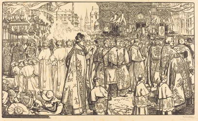 Corpus Christi Processie in Nantes