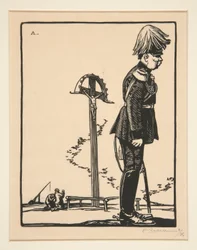 De keizer van Oostenrijk, uit De oorlog van 1914, eerste serie, nr. 1